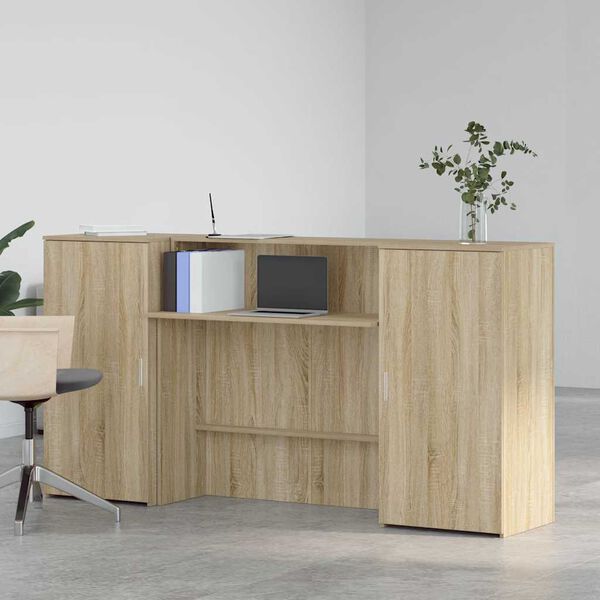 vidaXL Recepcijski stol 200x50x103,5 cm od konstruiranog drva