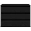 vidaXL Ormar s ladicama Crna 80 x 41 x 58 cm Konstruirano drvo