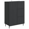 vidaXL Kreveta Crna 66 x 34,5 x 91,5 cm Konstruirano drvo