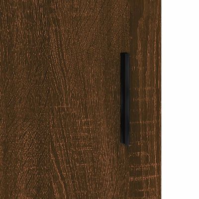 vidaXL Visoka komoda boja hrasta 34,5x34x180 cm od konstruiranog drva