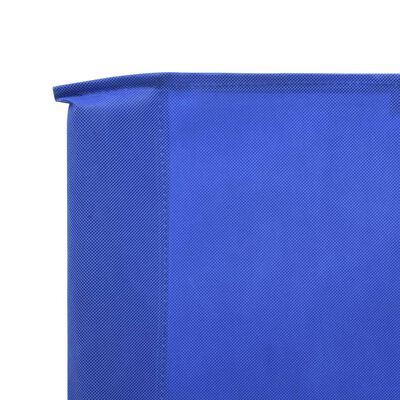 vidaXL Vjetrobran s 5 panela od tkanine 600 x 120 cm azurno plavi