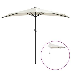 vidaXL Balkonski suncobran s aluminijskom &scaron;ipkom 270x144 cm