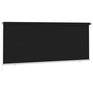 vidaXL Vanjska roleta za zamračivanje 350 x 140 cm crna