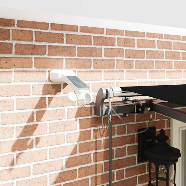 vidaXL Tkanina za tende s Crna 400 &times; 300 cm Poliester