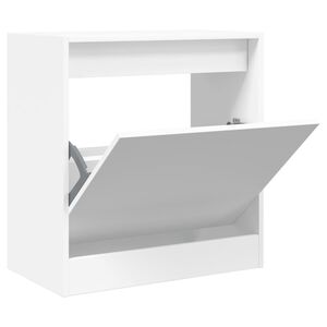 vidaXL Ormarić za cipele bijeli 60x34x63,5 cm od konstruiranog drva