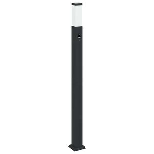 vidaXL Stupić sa senzorom 110 cm Crna IP44