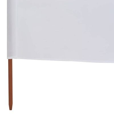vidaXL Vjetrobran sa 6 panela od tkanine 800 x 160 cm pješčano bijeli