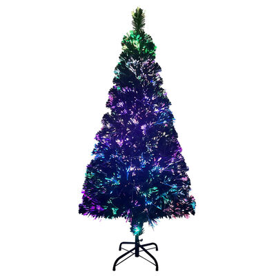 vidaXL Umjetno božićno drvce sa stalkom zeleno 150 cm optička vlakna