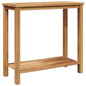 vidaXL Konzolna stolica Smeđa 85 x 35 x 75 cm Čvrsto teak drvo