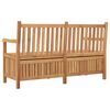 vidaXL klupa s pohranom Smeđa 150 x 60 x 90 cm Čvrsto teak drvo