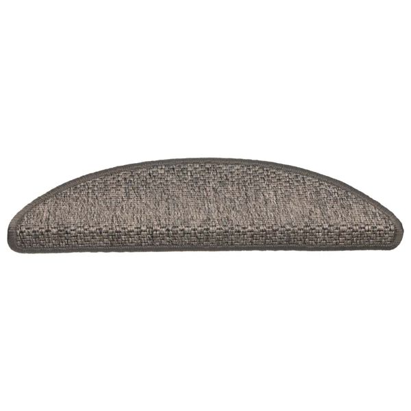 vidaXL Samoljepljivi otirači za stepenice 30 kom 56x17x3 cm smeđi/bež