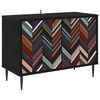 vidaXL TV ormar OMMEN 69 x 33 x 50,5 cm Crni hrast Konstruirano drvo