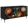 vidaXL TV ormar LOCHEM 102 x 33 x 51 cm Crni hrast Konstruirano drvo