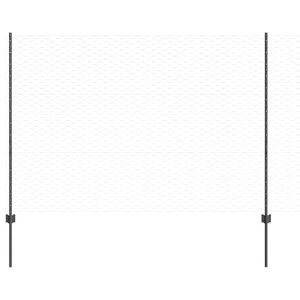 vidaXL Heksagonalna ograda s stubom 10 x 1,5 m Čelik premazan PVC-om