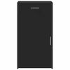 vidaXL Komoda crna 50 x 42,5 x 93 cm od konstruiranog drva