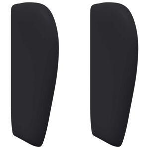 vidaXL U&scaron;i uzglavlja Crna 40 x 23 x 6 cm PVC