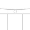 vidaXL Okvir za krevet bijeli metalni 120 x 200 cm