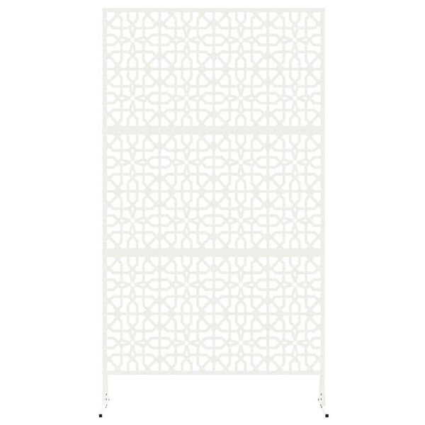 vidaXL Zaslon za privatnost Bijelo Čelik