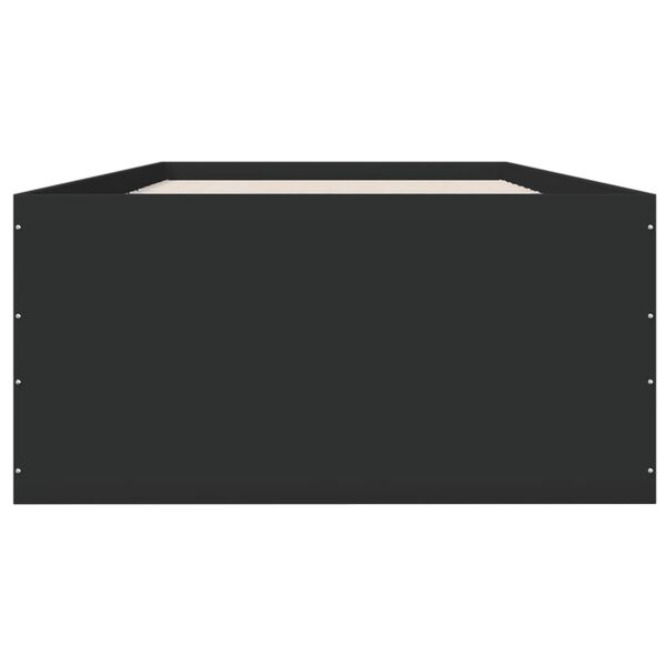 vidaXL Okvir za krevet crni 75 x 190 cm od konstruiranog drva