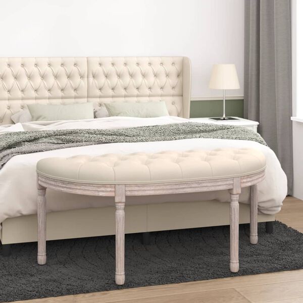 vidaXL Klupa 110,5 x 45 x 49 cm platnena