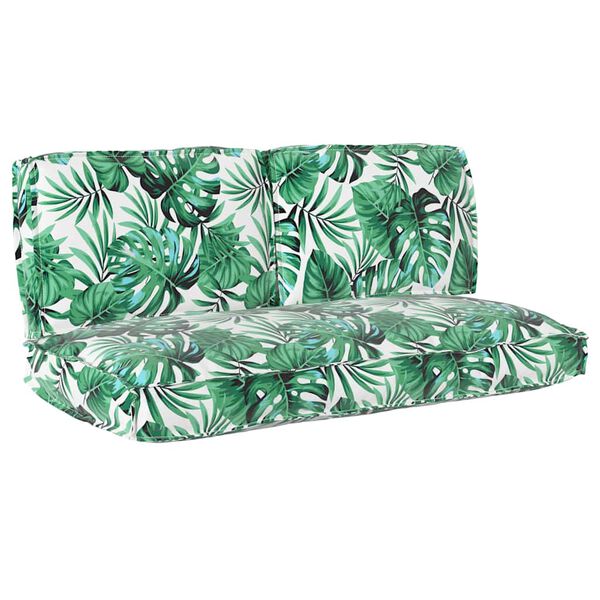 vidaXL Set jastučića List 3 pcs Uzorak lista Oxford tkanina