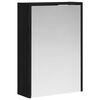 vidaXL Kupaonski ormar s ogledalom Crni hrast 43 x 16 x 62.5 cm