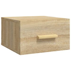 vidaXL Zidni noćni ormarić boja hrasta sonome 35x35x20 cm