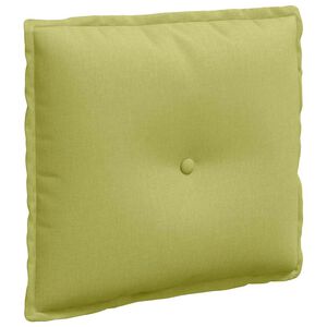 vidaXL Jastuk za leđa Svijetlo zelena 50 x 19 x 45 cm tkanina