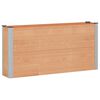 vidaXL Povi&scaron;ena vrtna gredica Smeđa 150 x 30 x 72 cm alu.