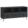 vidaXL TV ormar s ladicama Crna 102 x 34,5 x 50 cm Konstruirano drvo
