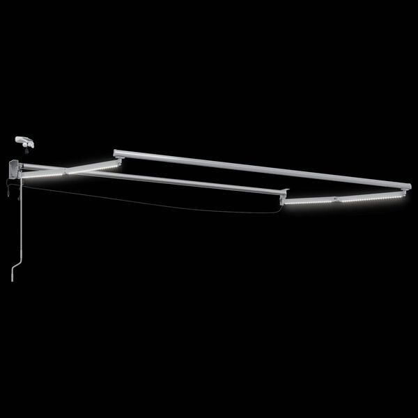 vidaXL Električni sklopivi okvir tende Bijeli 3,5 x 2 m Aluminij