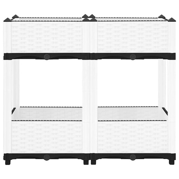 vidaXL Povi&scaron;ena gredica 80x40x71 cm od polipropilena