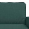 vidaXL Sofa 120cm 2 pcs Tamnozelena Metal