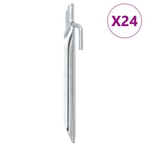vidaXL Klinovi za &scaron;ator V-oblika 24 kom 17 cm &Oslash; 20 mm pocinčani čelik