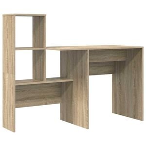 vidaXL Stol Sonoma hrast Konstruirano drvo 131,5 x 50 x 106,5 cm