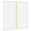vidaXL Bilten ploča 80 x 80 x 1.4 cm Masivna borovina Bijelo Sklopivo