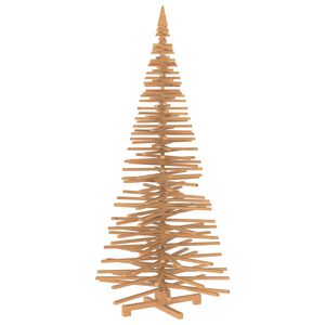 vidaXL Drveno božićno drvce KOTKA 240 cm Masivna borovina