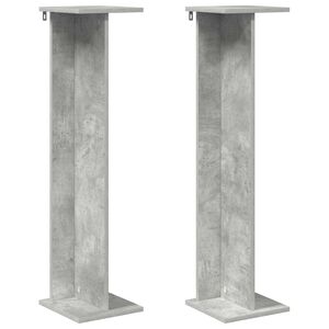 vidaXL Stalak za biljke Betonsko Siva 25 x 25,5 x 100,5 cm