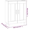 vidaXL Komoda boja hrasta sonome 69,5x34x90 cm od konstruiranog drva