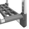 vidaXL Stalak za odjeću s 3 razine srebrni 59x29x192 cm aluminijski