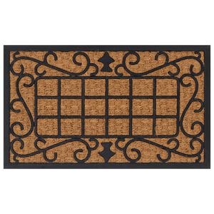 vidaXL Otirač pravokutni 45 x 75 cm od gume i kokosovih vlakana