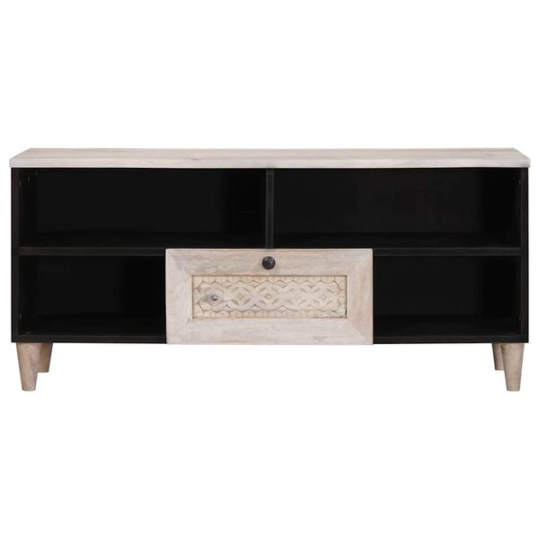 vidaXL TV Jedinice s policom Bijelo 105 x 33 x 46 cm Konstruirano drvo