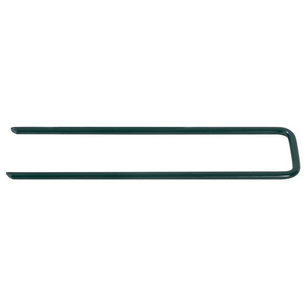 vidaXL Čavli za umjetnu travu u obliku slova U 100 kom željezni