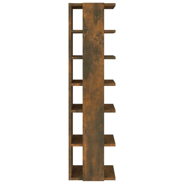 vidaXL Stalak za cipele dimljeni hrast 27,5x27x102cm konstruirano drvo