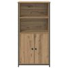vidaXL Highboard Umjetnički hrast 62 x 36 x 121,5 cm Konstruirano drvo