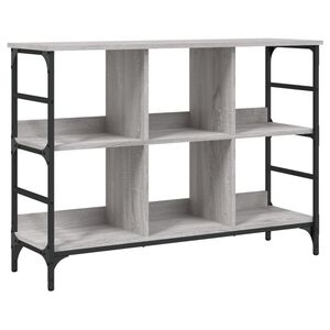 vidaXL Komoda siva boja hrasta 102 x 32 x 73,5 cm konstruirano drvo