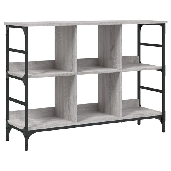 vidaXL Komoda siva boja hrasta 102 x 32 x 73,5 cm konstruirano drvo