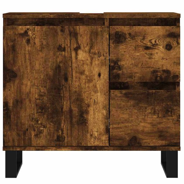 vidaXL Kupaonski ormarić boja hrasta 65 x 33 x 60 cm konstruirano drvo