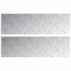 vidaXL Stepenica 2 kom. 100 x 30 cm Srebrno Aluminij Pravokutni