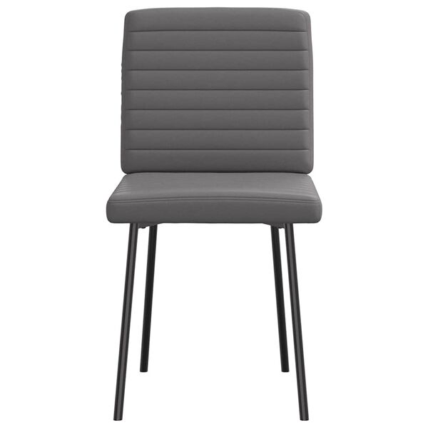 vidaXL Blagovaonske stolice 6 kom sive od umjetne kože